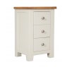 Beachcroft Beachcroft Cream 3 Drawer Bedside