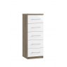 Cologne 5 Drawer Narrow Chest