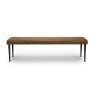 Charlotte Antique Brown Bench