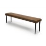 Charlotte Antique Brown Bench