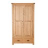 Beachcroft Beachcroft Light Oak 2 Door 2 Drawer Wardrobe