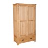 Beachcroft Beachcroft Light Oak 2 Door 2 Drawer Wardrobe