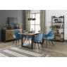 Bentley Design Invictus 4-6 Dining Table Set (Dali Chairs in Blue)