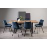 Bentley Design Invictus 6-8 Dining Table Set (Fontana Blue Chairs)