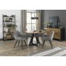 Bentley Design Invictus Circular Dining Table Set (Dali Grey Chairs)