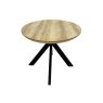 Miranda Round Table 80cm with Ochre Crystal Chairs