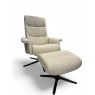 Sydney 2100 Manual Integrated Recliner Swivel Chair & Footstool