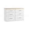 Sian 6 Drawer Twin Chest