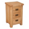 Beachcroft Beachcroft Light Oak 3 Drawer Bedside