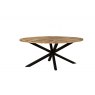Keira Sunburst Oval Table