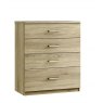 Montreal 4 Drawer Chest (With One Deep Drawer)
