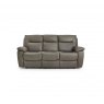 Lavada 3 Seater Power Recliner in Dark Grey