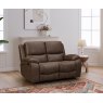India 2 Seater Manual Recliner in Chocolate