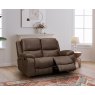 India 2 Seater Manual Recliner in Chocolate