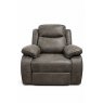 Morgan Manual Recliner Arm Chair in Charcoal Grey