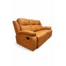 Morgan 3 Seater Manual Recliner in Tobacco Brown