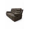 Maddison 3 Seater Manual Recliner in Charcoal Grey
