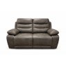 Maddison 2 Seater Manual Recliner in Charcoal Grey