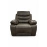 Maddison Manual Recliner in Charcoal Grey
