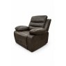 Maddison Manual Recliner in Charcoal Grey