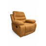 Maddison Manual Recliner in Tobacco Brown