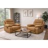 Maddison Manual Recliner in Tobacco Brown