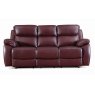 Rosanne 3 Seater Manual Recliner & Manual Recliner Arm Chair in Burgundy