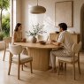 Devonshire Oak Round Dining Table 200cm