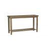 Devonshire Oak Console Table with Shelf