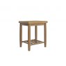 Devonshire Oak End Table with Shelf