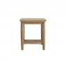 Devonshire Oak End Table with Shelf