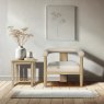 Devonshire Oak End Table with Shelf