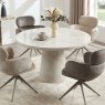Albion Round Taupe Dining Table