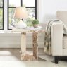 Artist Lamp Table in Mottled Mocha
