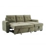 Tavern Corner Group Sofa Bed in Sage