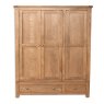 Beachcroft Beachcroft Rustic 3 Door 2 Drawer Wardrobe