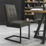 Bentley Design Invictus Cantilever Chair Dark Grey