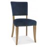 Bentley Design Invictus Upholstered Dark Blue Velvet Chair