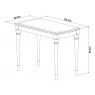 Bentley Design Meredith 4-6 Extending Table