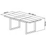 Bentley Design Trevino 4-6 Dining Table