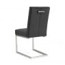 Bentley Design Trevino Upholstered Cantilever Dark Gun Metal Velvet Chair